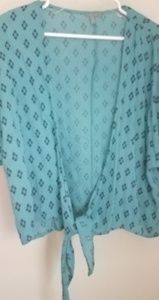 Charlotte Russe Tie-Front Kimono